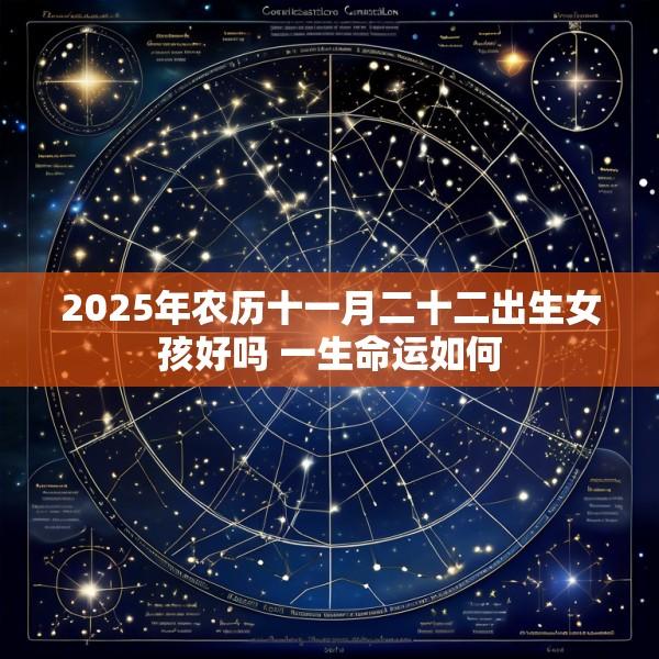 2025年农历十一月二十二出生女孩好吗 一生命运如何