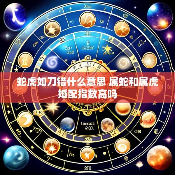 蛇虎如刀错什么意思 属蛇和属虎婚配指数高吗