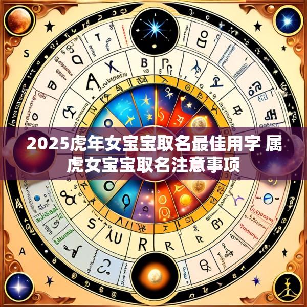 2025虎年女宝宝取名最佳用字 属虎女宝宝取名注意事项