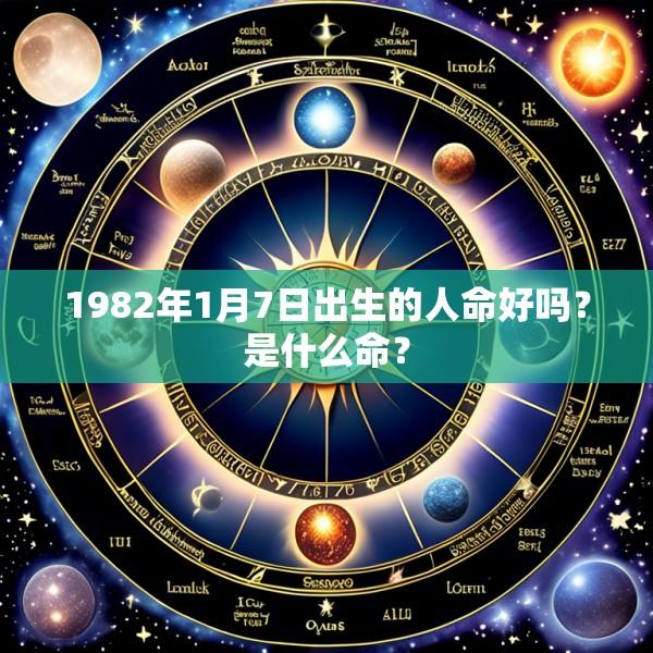 1982年1月7日出生的人命好吗？是什么命？