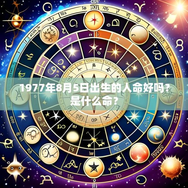 1977年8月5日出生的人命好吗？是什么命？