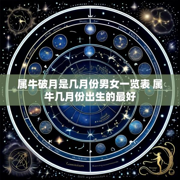 属牛破月是几月份男女一览表 属牛几月份出生的最好