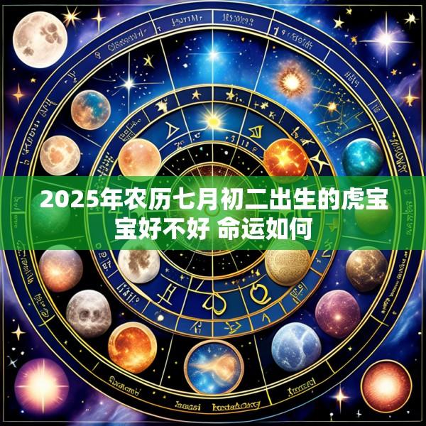 2025年农历七月初二出生的虎宝宝好不好 命运如何