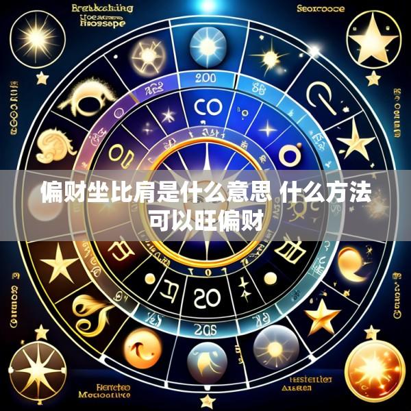 偏财坐比肩是什么意思 什么方法可以旺偏财