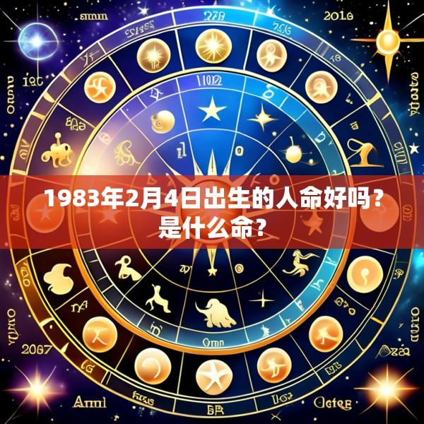 1983年2月4日出生的人命好吗？是什么命？
