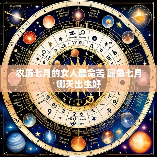 农历七月的女人最命苦 属兔七月哪天出生好