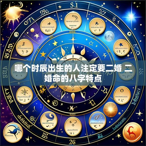 哪个时辰出生的人注定要二婚 二婚命的八字特点