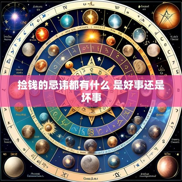 捡钱的忌讳都有什么 是好事还是坏事