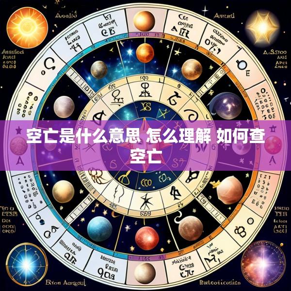 空亡是什么意思 怎么理解 如何查空亡