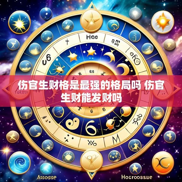 伤官生财格是最强的格局吗 伤官生财能发财吗