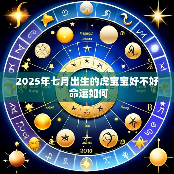 2025年七月出生的虎宝宝好不好 命运如何