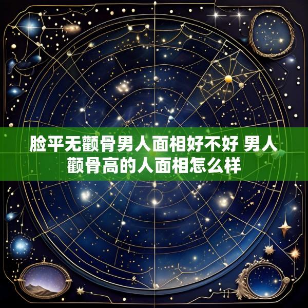 脸平无颧骨男人面相好不好 男人颧骨高的人面相怎么样
