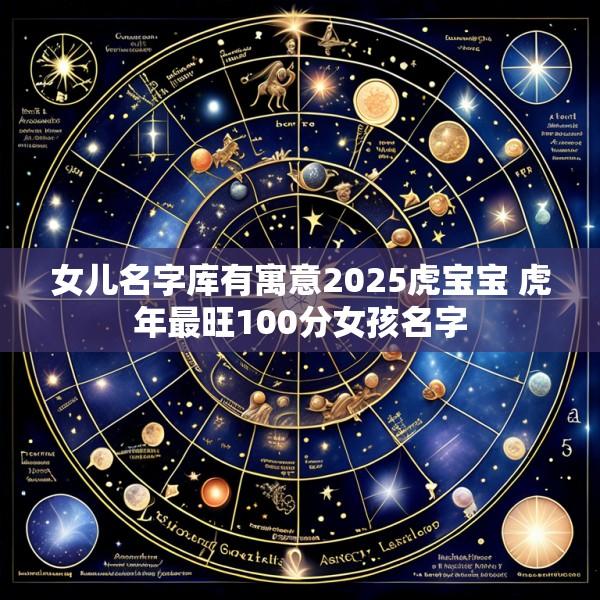 女儿名字库有寓意2025虎宝宝 虎年最旺100分女孩名字