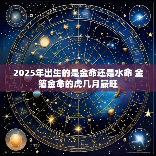 2025年出生的是金命还是水命 金箔金命的虎几月最旺