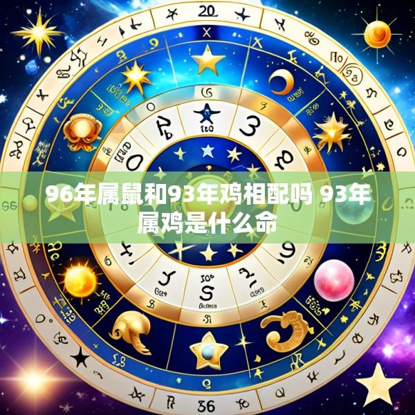 96年属鼠和93年鸡相配吗 93年属鸡是什么命