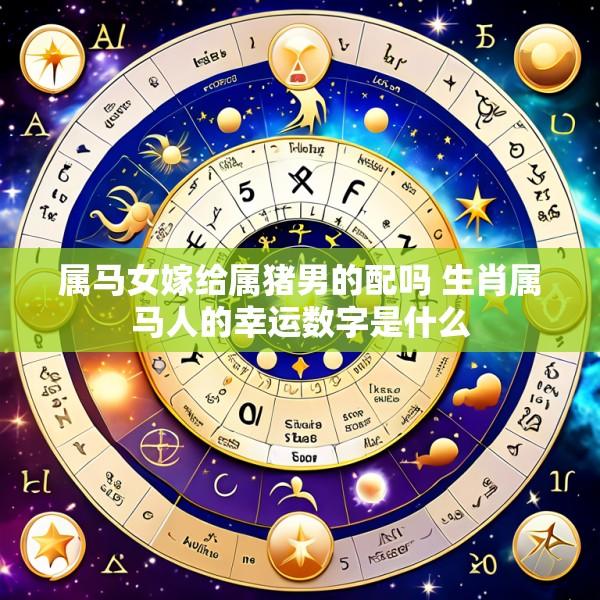属马女嫁给属猪男的配吗 生肖属马人的幸运数字是什么