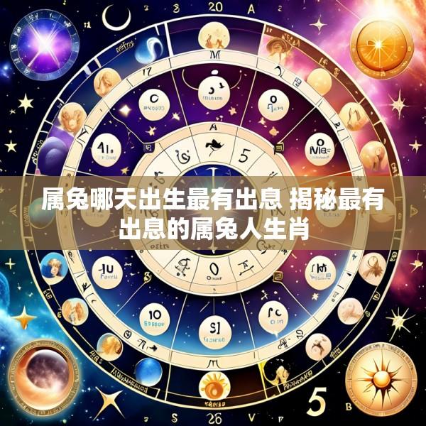 属兔哪天出生最有出息 揭秘最有出息的属兔人生肖