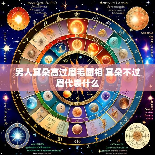 男人耳朵高过眉毛面相 耳朵不过眉代表什么