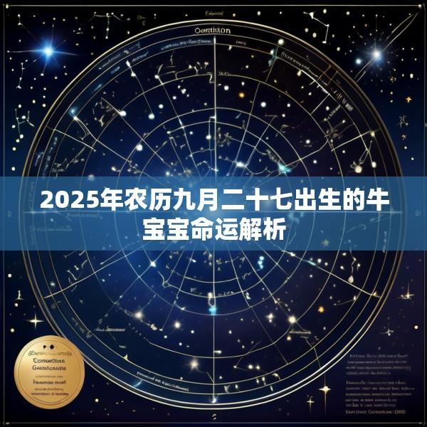 2025年农历九月二十七出生的牛宝宝命运解析