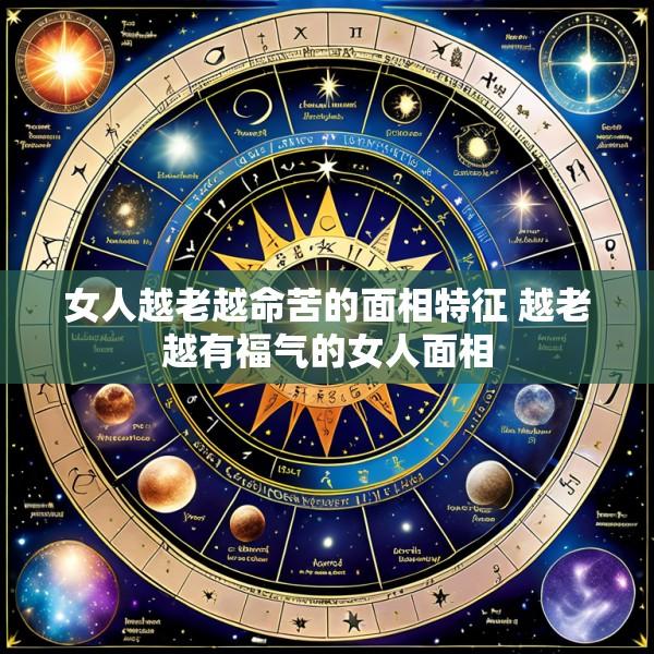 女人越老越命苦的面相特征 越老越有福气的女人面相