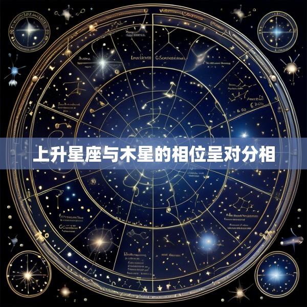 上升星座与木星的相位呈对分相