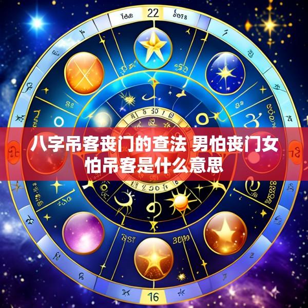 八字吊客丧门的查法 男怕丧门女怕吊客是什么意思