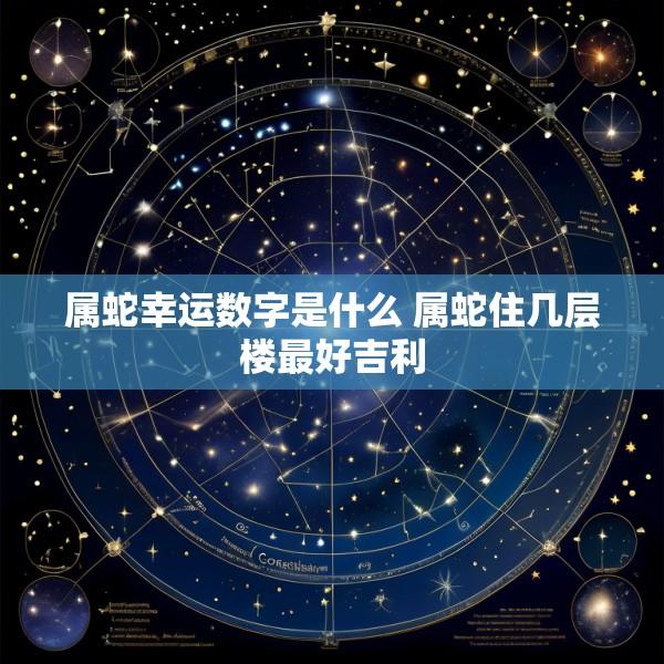 属蛇幸运数字是什么 属蛇住几层楼最好吉利
