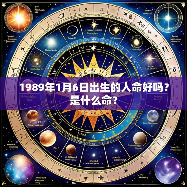 1989年1月6日出生的人命好吗？是什么命？