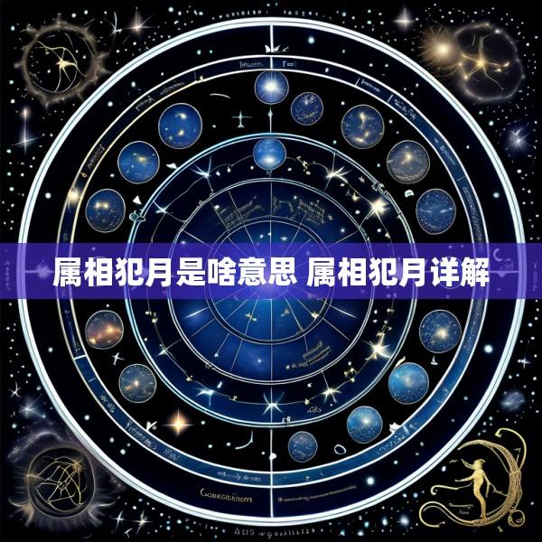 属相犯月是啥意思 属相犯月详解