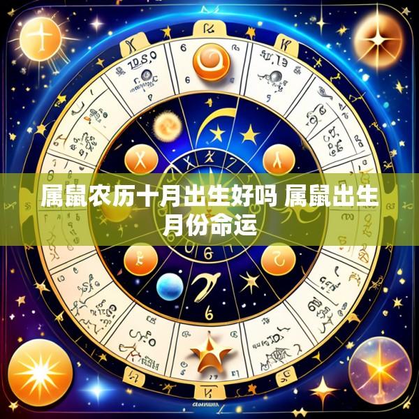 属鼠农历十月出生好吗 属鼠出生月份命运