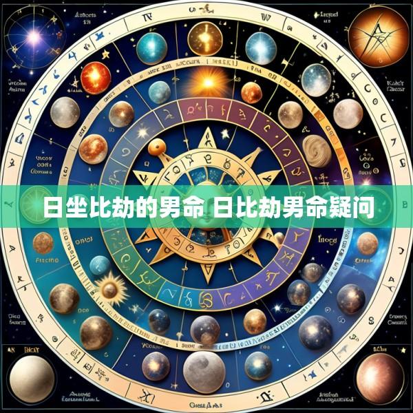 日坐比劫的男命 日比劫男命疑问