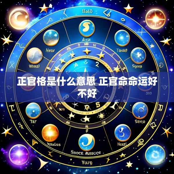 正官格是什么意思 正官命命运好不好