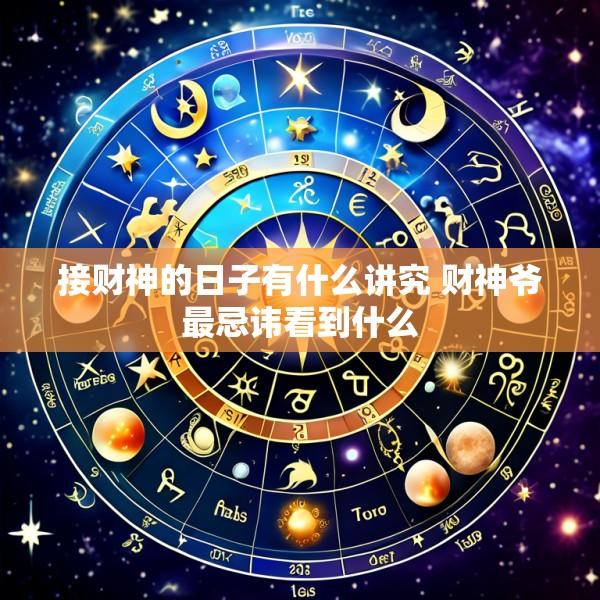 接财神的日子有什么讲究 财神爷最忌讳看到什么