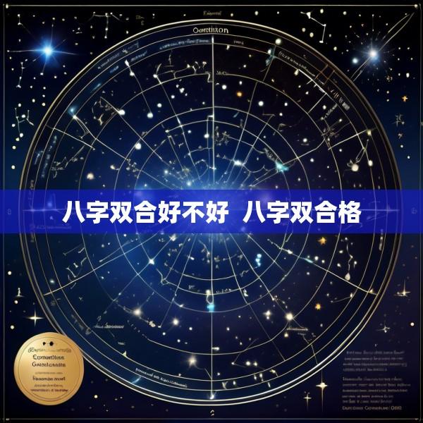 八字双合好不好  八字双合格
