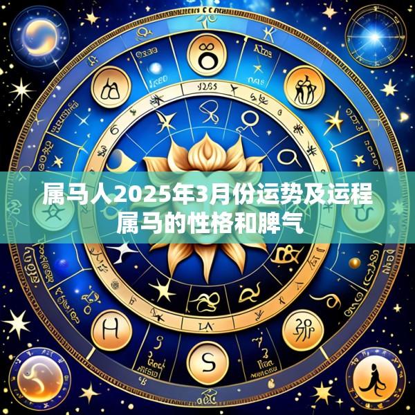 属马人2025年3月份运势及运程 属马的性格和脾气