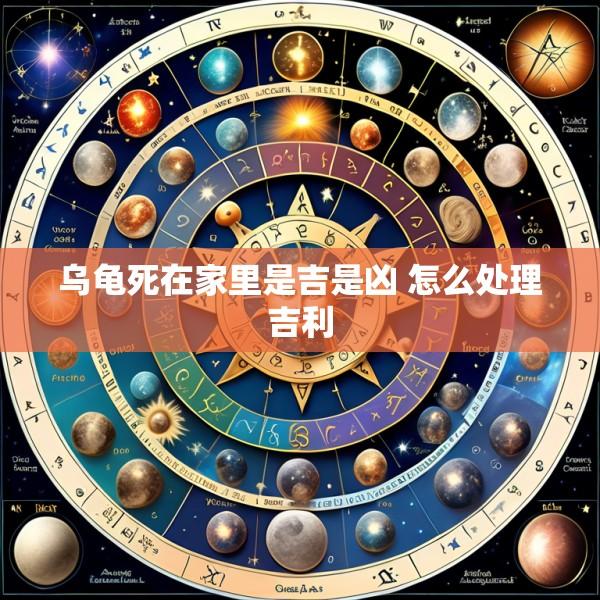 乌龟死在家里是吉是凶 怎么处理吉利