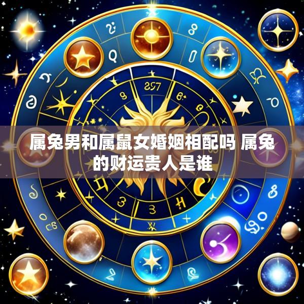 属兔男和属鼠女婚姻相配吗 属兔的财运贵人是谁