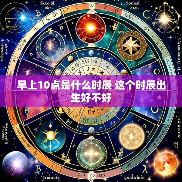 早上10点是什么时辰 这个时辰出生好不好