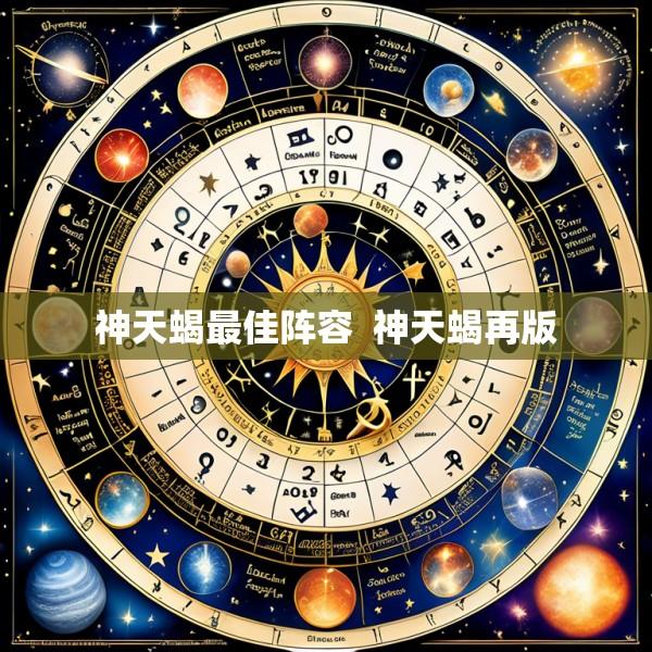 神天蝎最佳阵容  神天蝎再版
