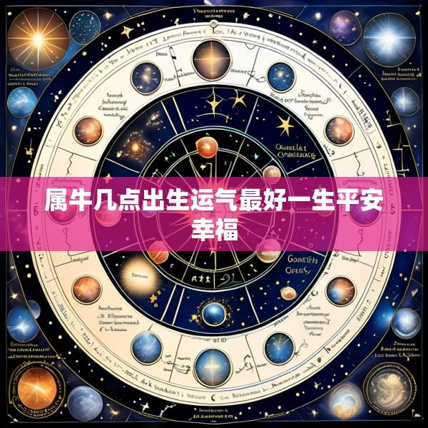 属牛几点出生运气最好一生平安幸福