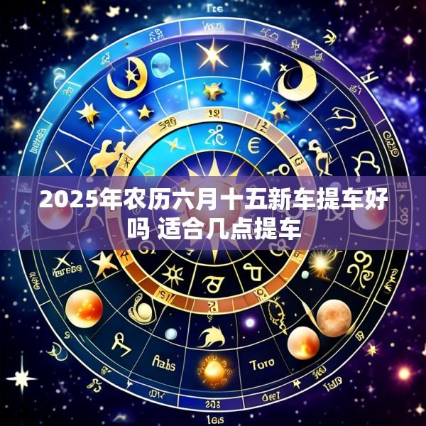 2025年农历六月十五新车提车好吗 适合几点提车