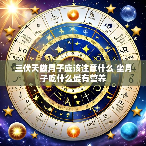 三伏天做月子应该注意什么 坐月子吃什么最有营养