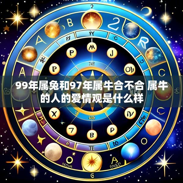 99年属兔和97年属牛合不合 属牛的人的爱情观是什么样