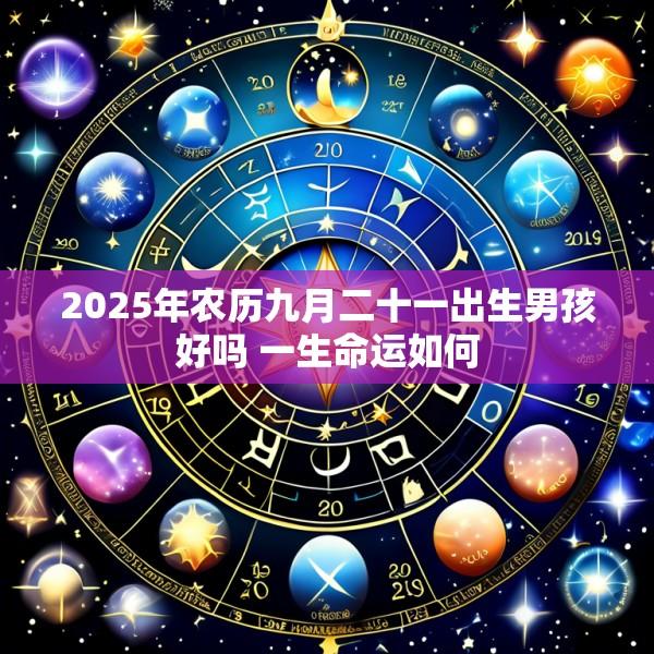 2025年农历九月二十一出生男孩好吗 一生命运如何
