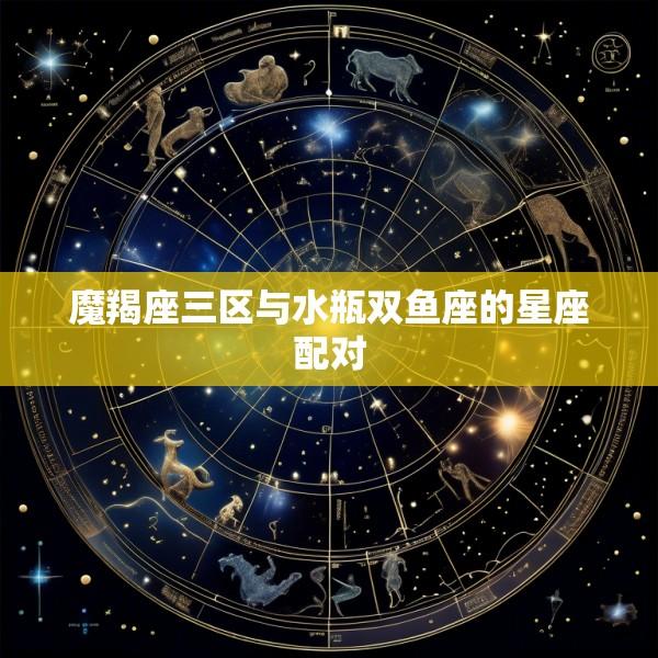 魔羯座三区与水瓶双鱼座的星座配对