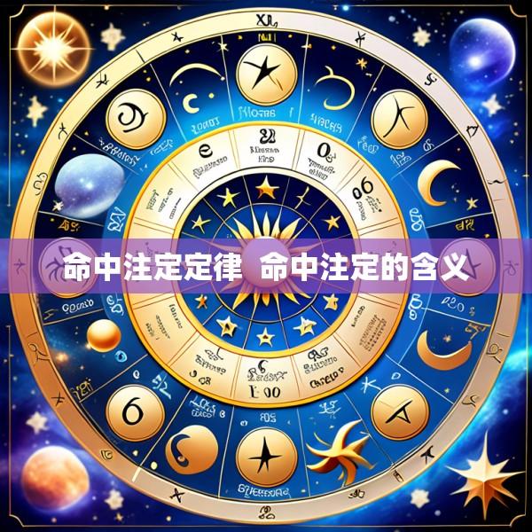 命中注定定律  命中注定的含义