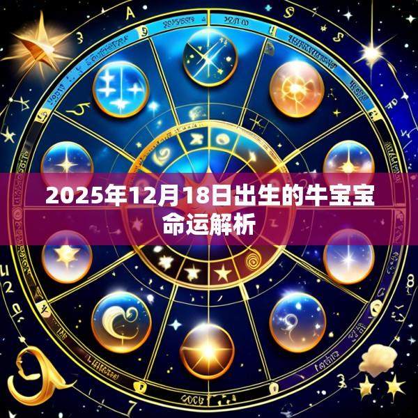 2025年12月18日出生的牛宝宝命运解析