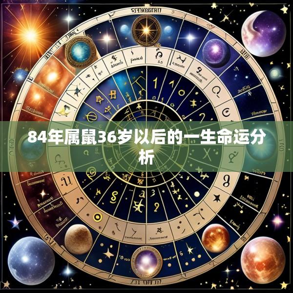 84年属鼠36岁以后的一生命运分析