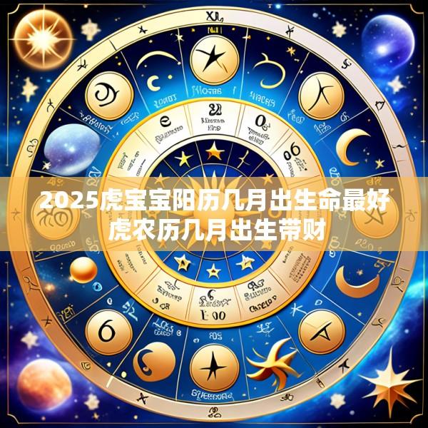 2025虎宝宝阳历几月出生命最好 虎农历几月出生带财