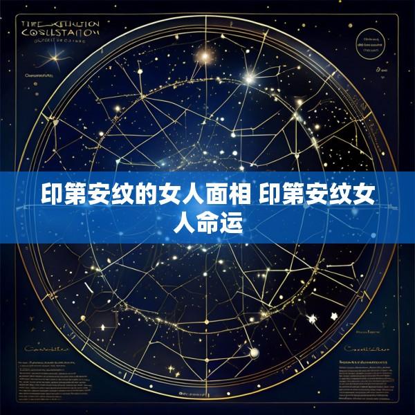 印第安纹的女人面相 印第安纹女人命运
